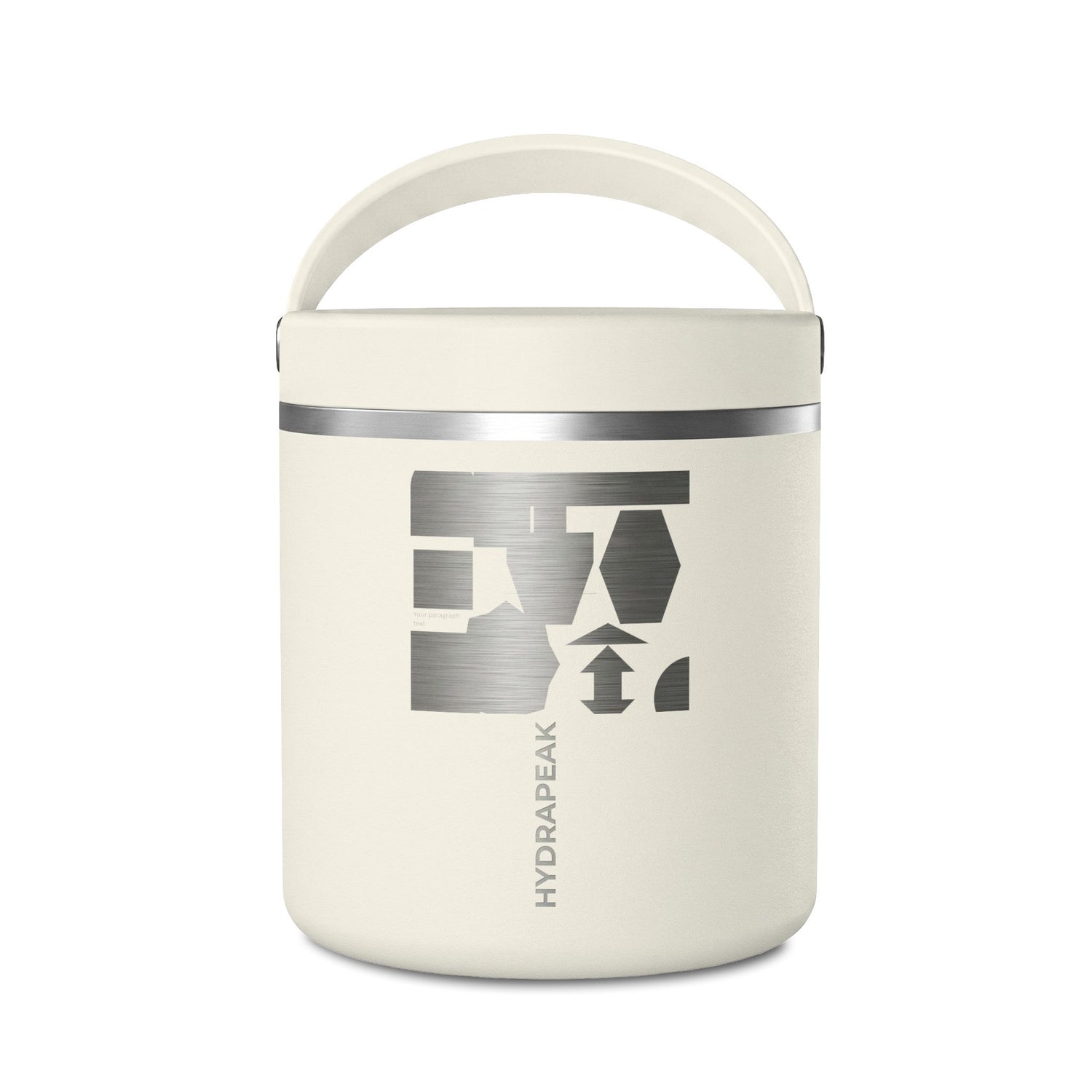 Insulated 25oz Food Jar — Stainless Logo Thermal Thermos for Lunch &amp; Outdoors