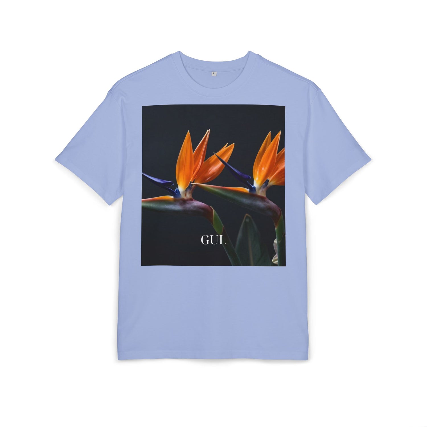 Botanical Night Tee — Bird of Paradise &amp; Lantern Photo Graphic T-Shirt