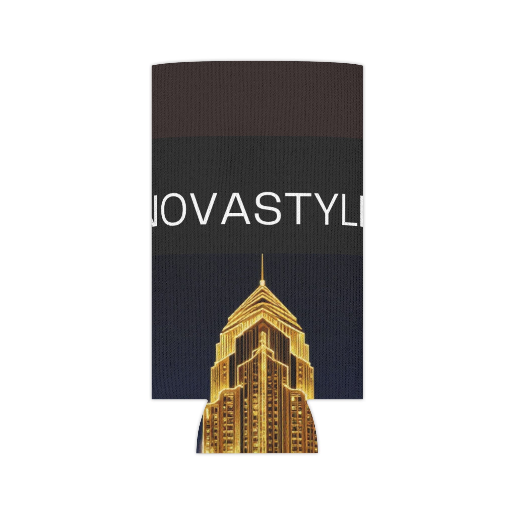 Gold City Skyline Can Cooler — NOVASTYLE GUL Design