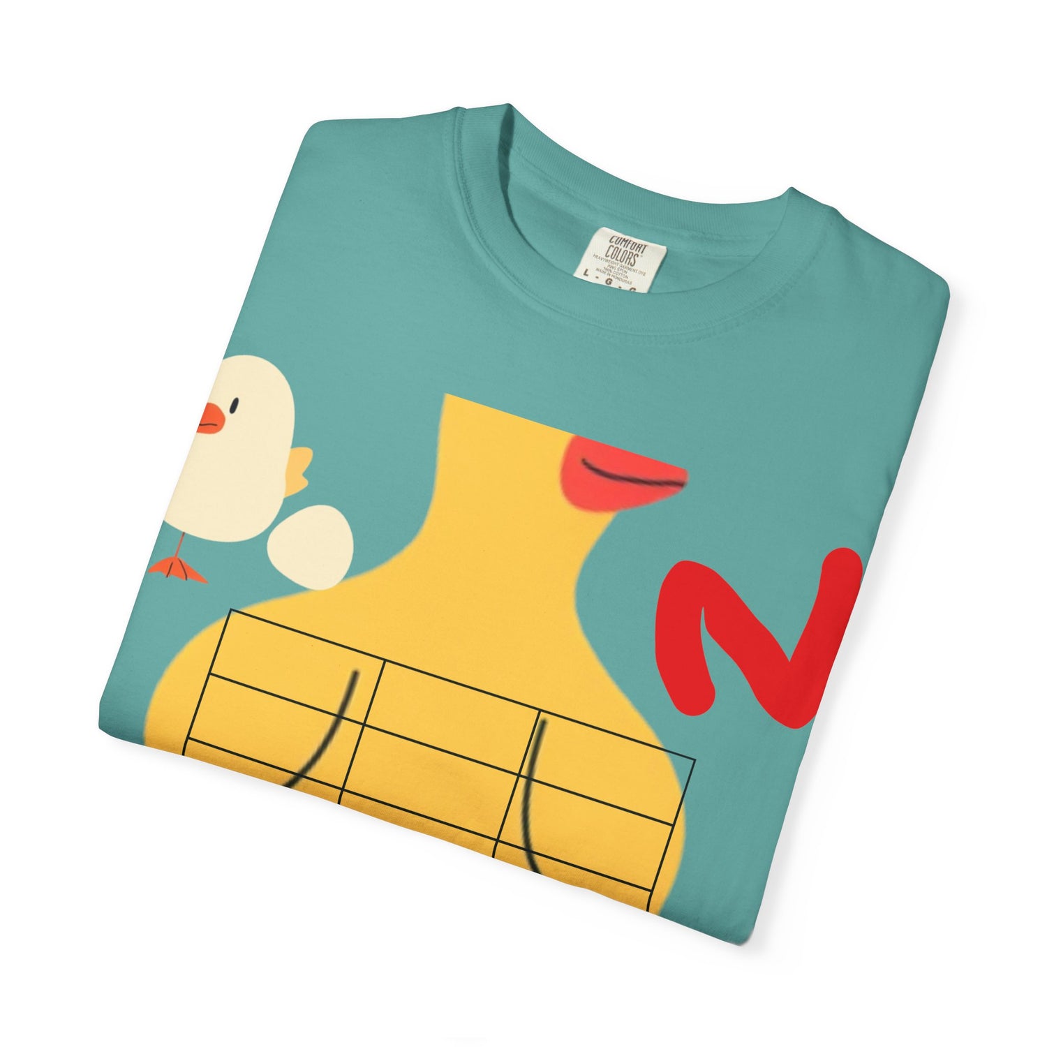 Graphic T-Shirt — Playful Koi &amp; Vase Collage Tee (OVASTYLE Brand)