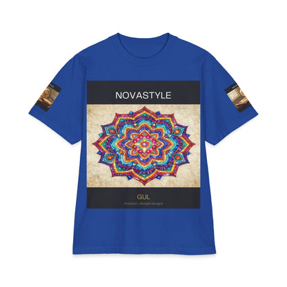 T-Shirt — NOVASTYLE Colorful Mandala &amp; Bonsai Graphic Tee