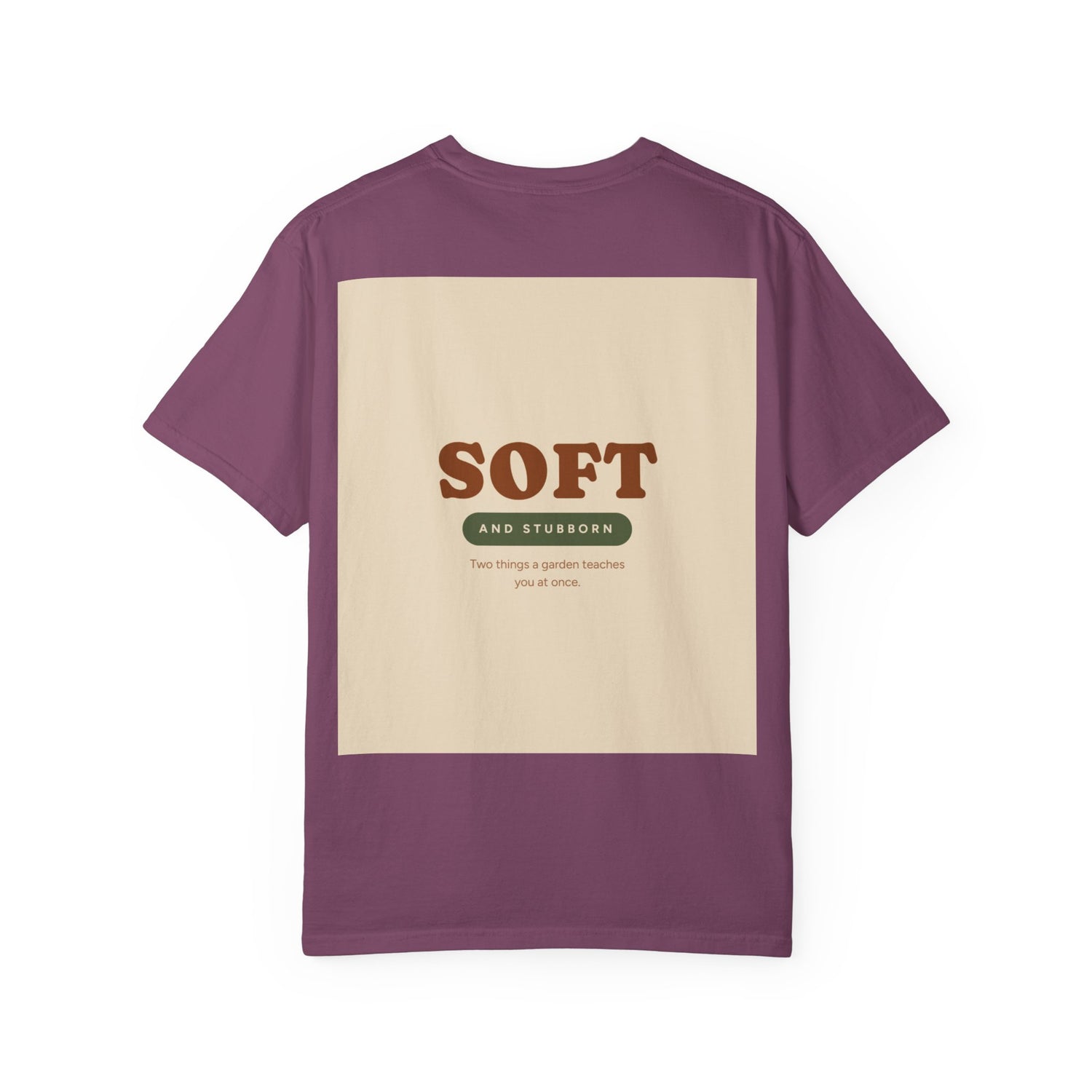 Soft and Stubborn T-Shirt — Retro Cream Graphic Tee