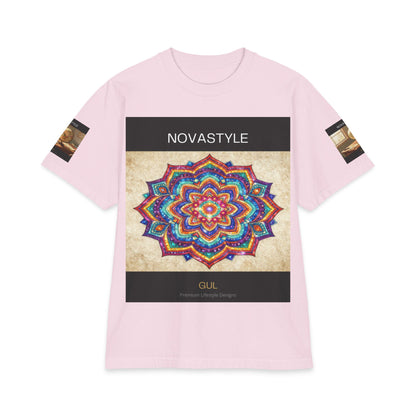 T-Shirt — NOVASTYLE Colorful Mandala &amp; Bonsai Graphic Tee