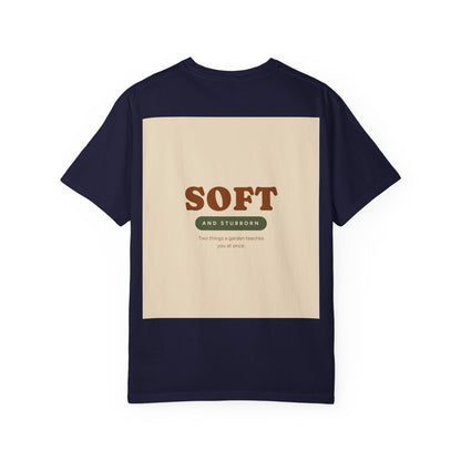 Soft and Stubborn T-Shirt — Retro Cream Graphic Tee