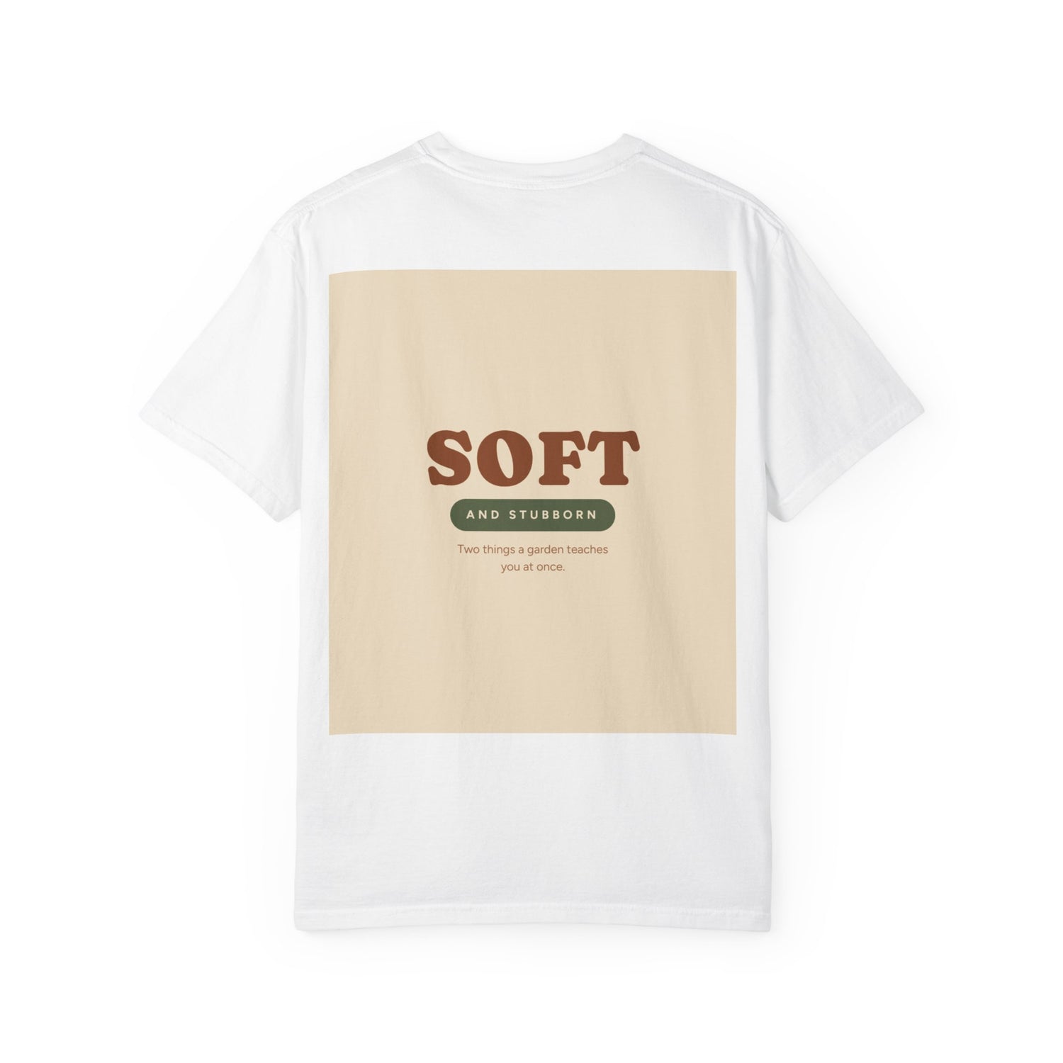 Soft and Stubborn T-Shirt — Retro Cream Graphic Tee