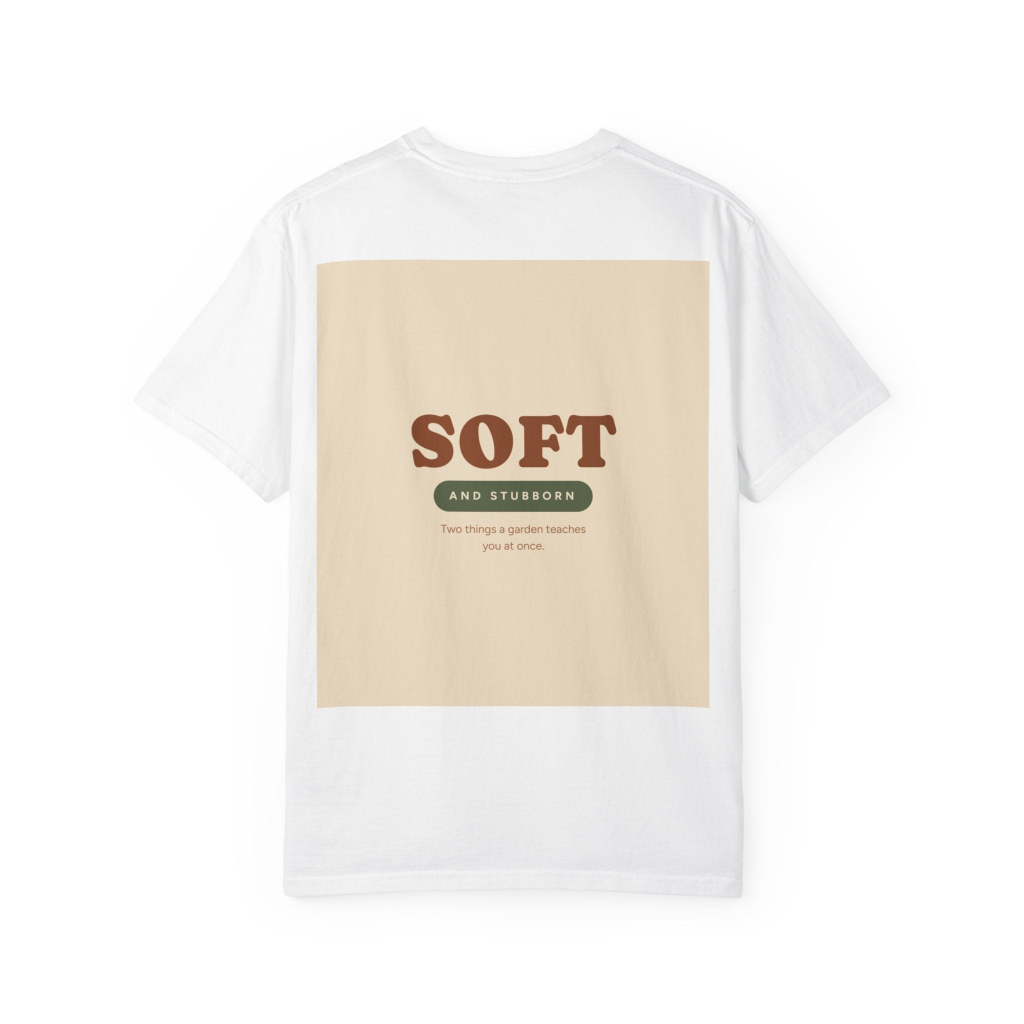 Soft and Stubborn T-Shirt — Retro Cream Graphic Tee