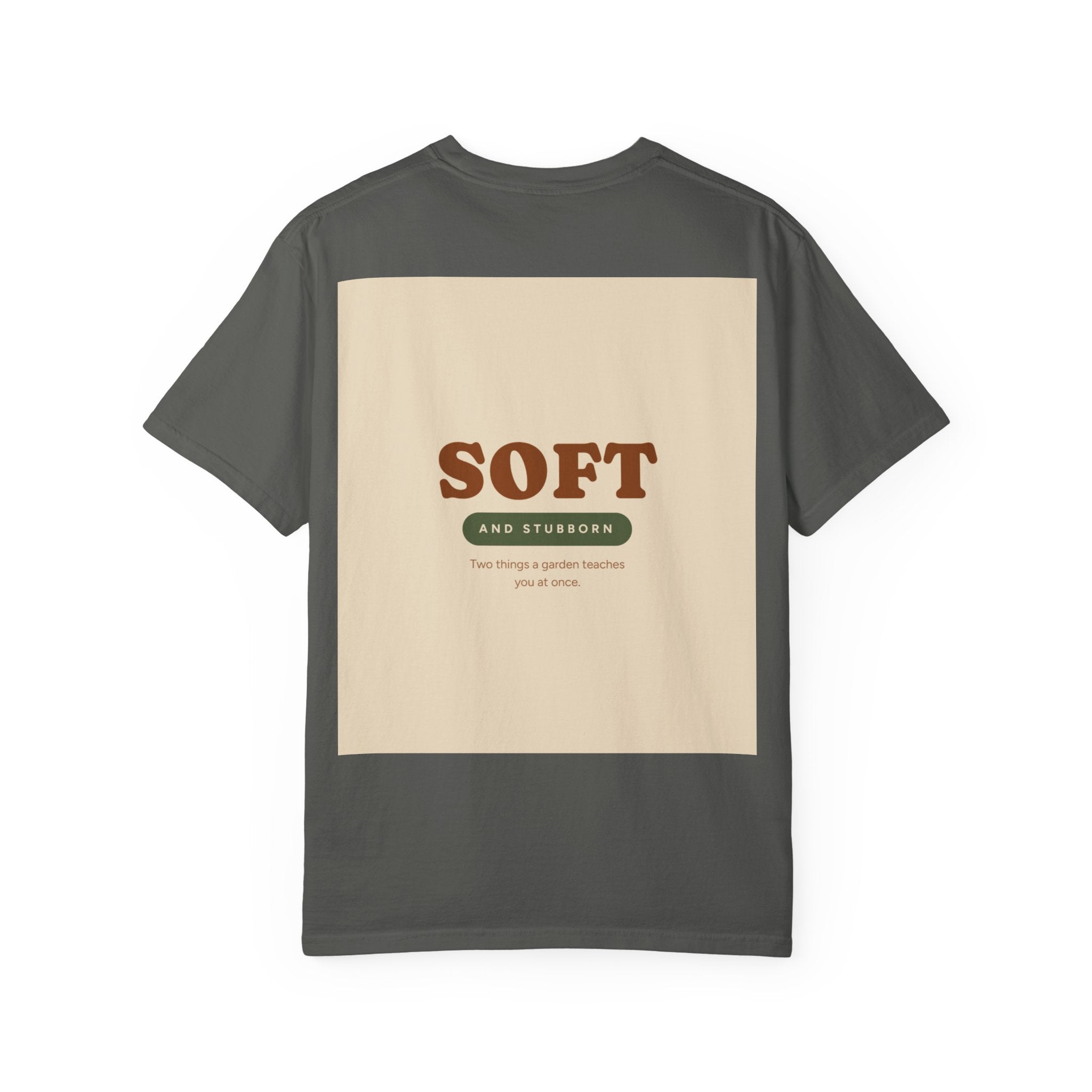 Soft and Stubborn T-Shirt — Retro Cream Graphic Tee
