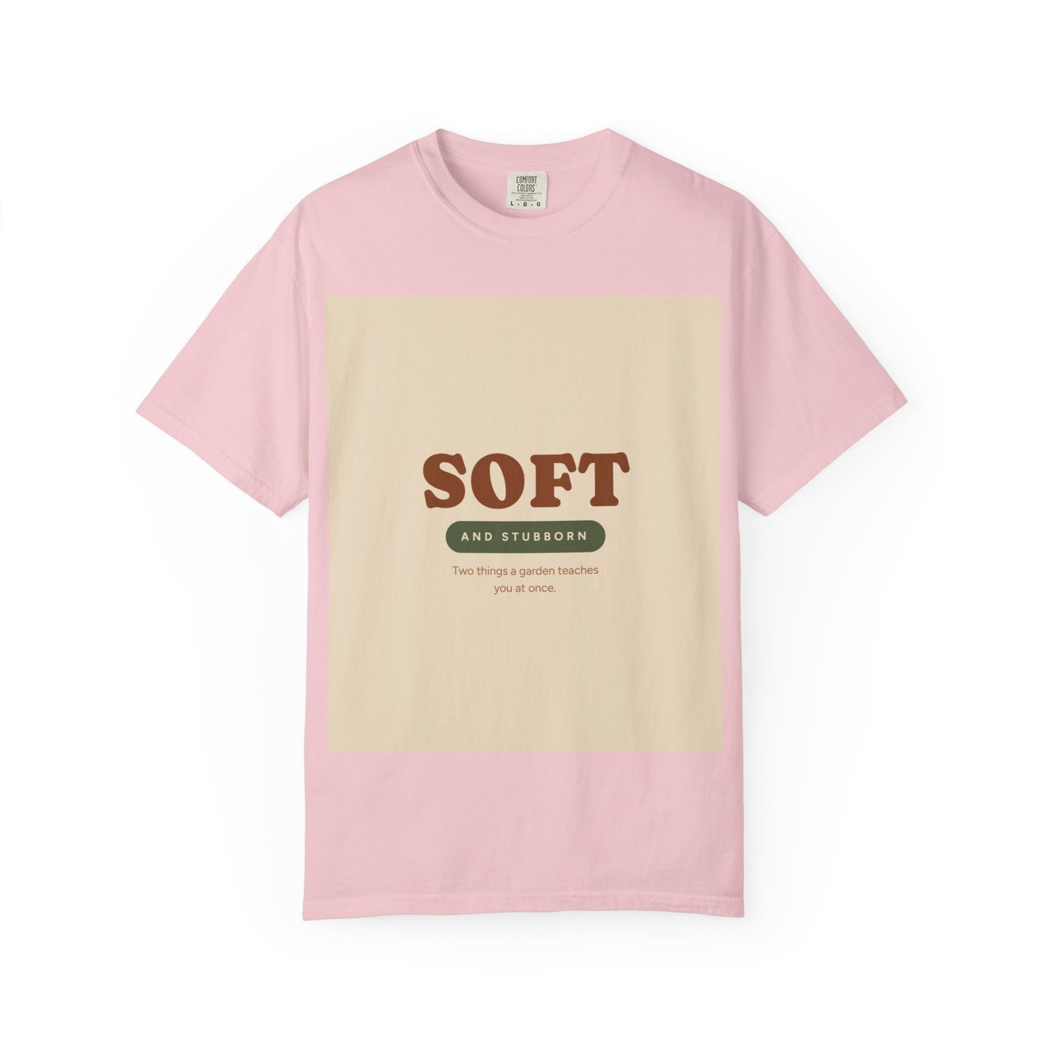 Soft and Stubborn T-Shirt — Retro Cream Graphic Tee