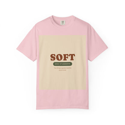 Soft and Stubborn T-Shirt — Retro Cream Graphic Tee