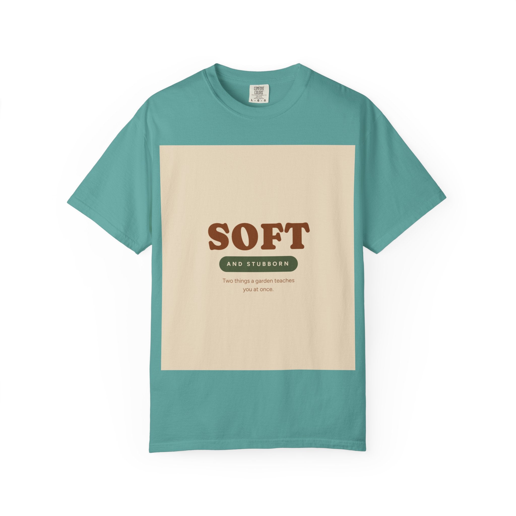 Soft and Stubborn T-Shirt — Retro Cream Graphic Tee