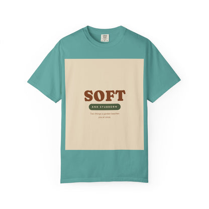 Soft and Stubborn T-Shirt — Retro Cream Graphic Tee