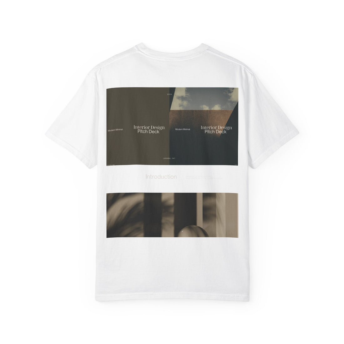 Photo Print T-Shirt — Cozy Living Room Interior Design Tee