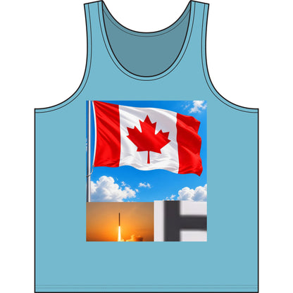 Canadian Flag Tank Top — Canada Pride Patriotic Summer Shirt