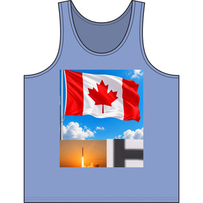 Canadian Flag Tank Top — Canada Pride Patriotic Summer Shirt