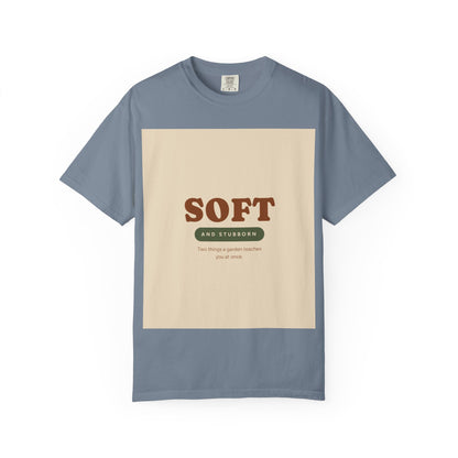 Soft and Stubborn T-Shirt — Retro Cream Graphic Tee