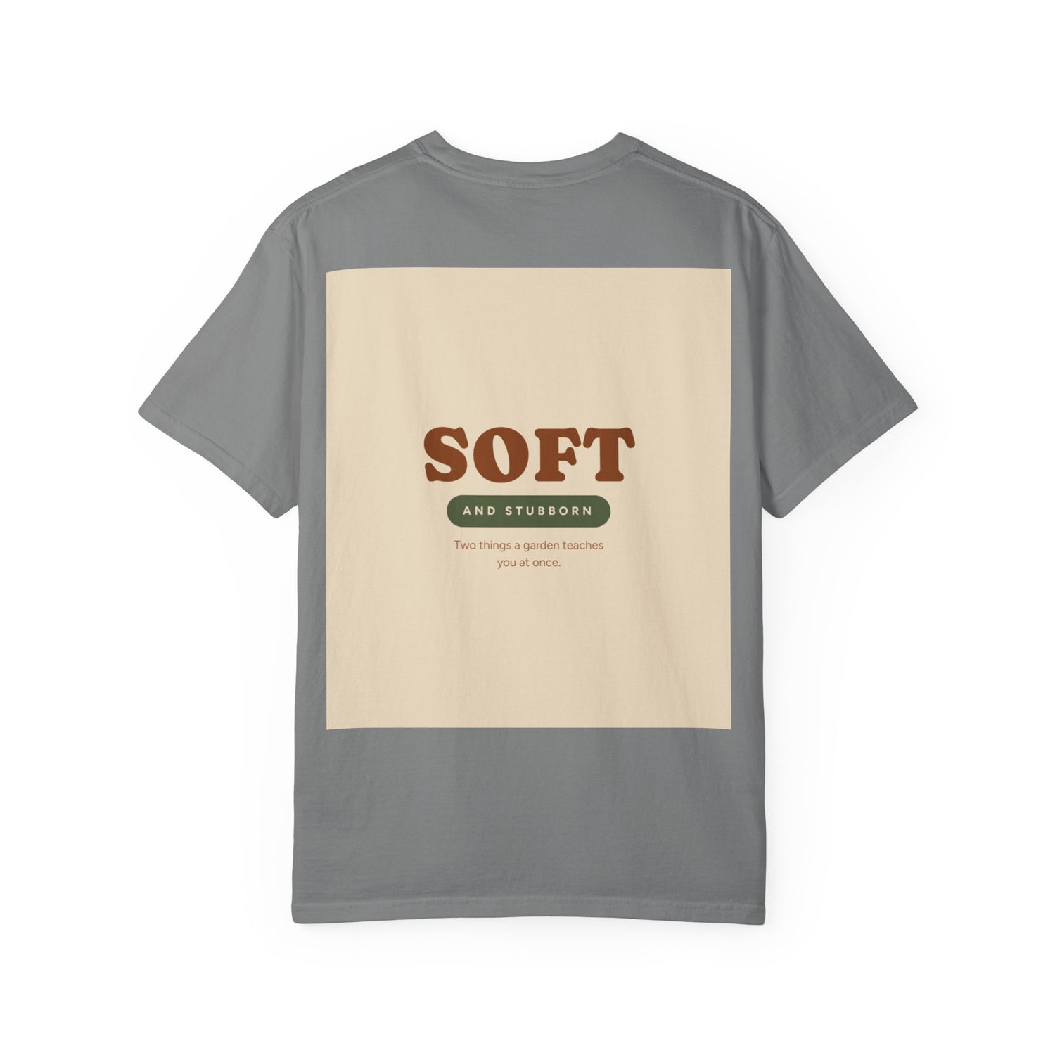Soft and Stubborn T-Shirt — Retro Cream Graphic Tee