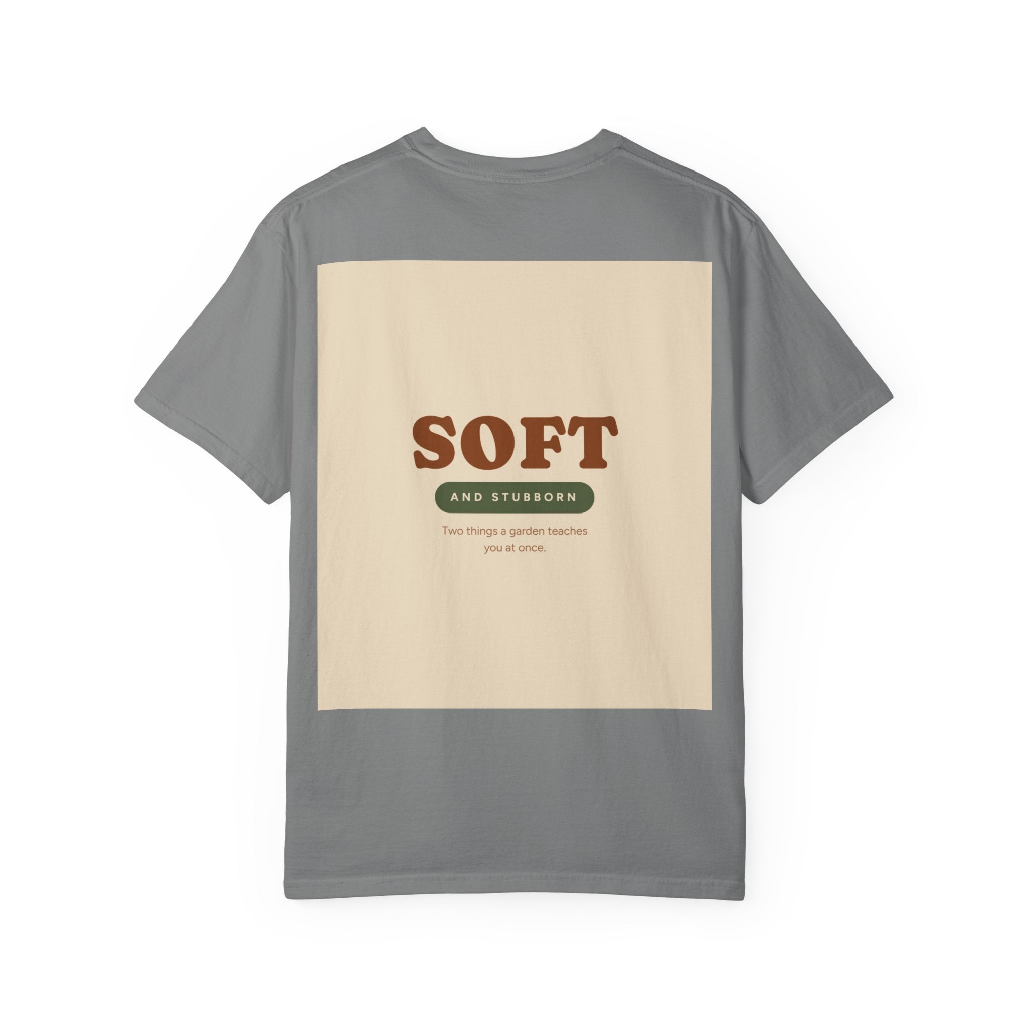 Soft and Stubborn T-Shirt — Retro Cream Graphic Tee
