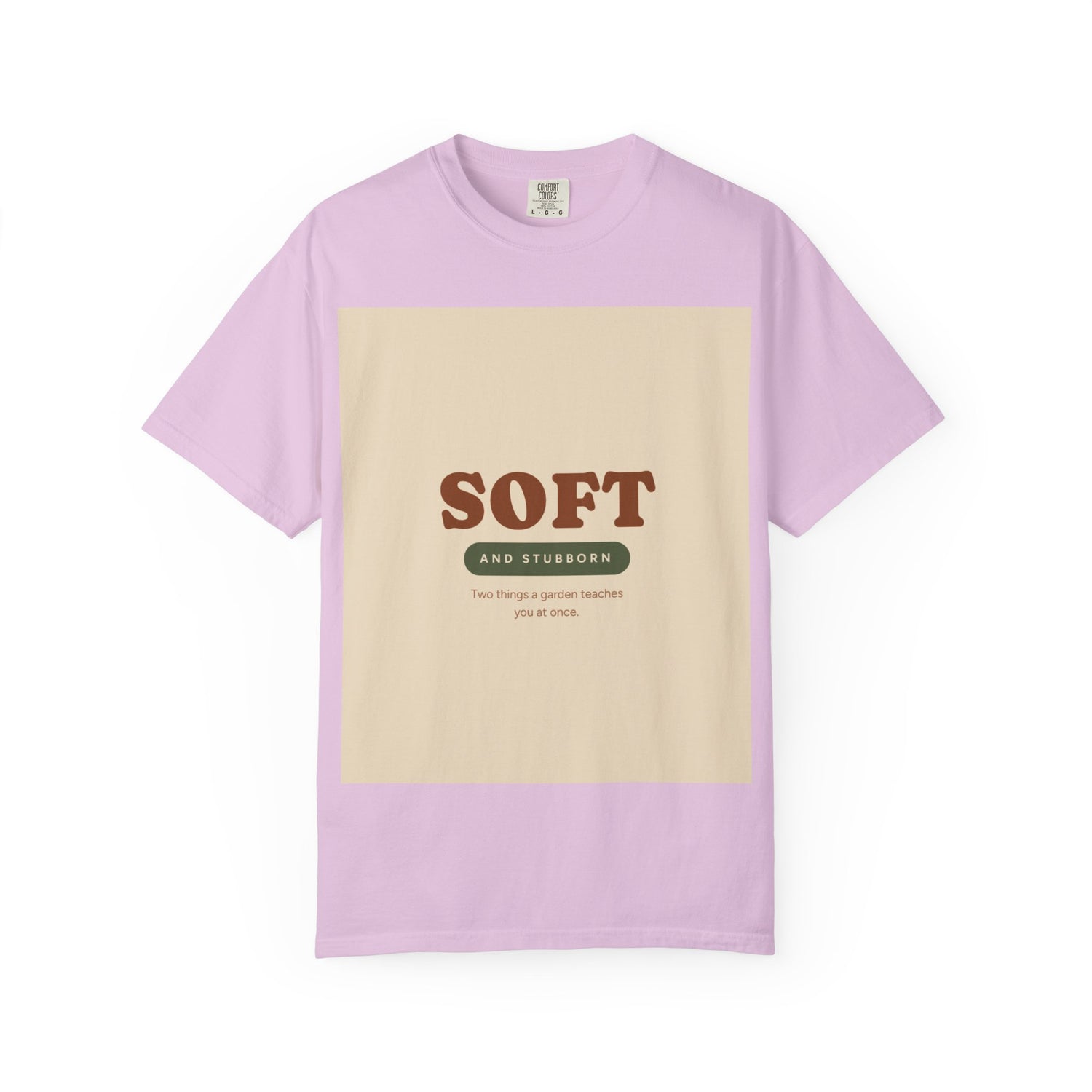 Soft and Stubborn T-Shirt — Retro Cream Graphic Tee