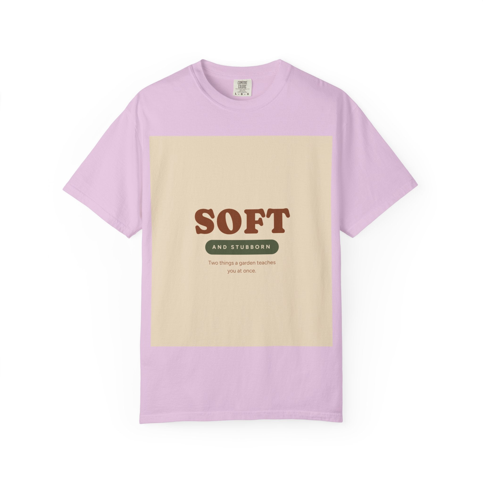 Soft and Stubborn T-Shirt — Retro Cream Graphic Tee