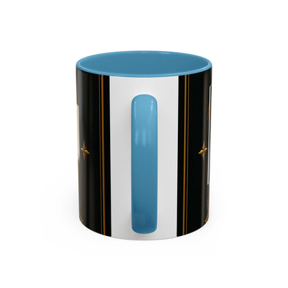 Certified Collector Accent Coffee Mug — Portrait Emblem Design (11/15 oz)