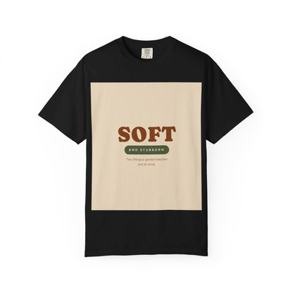 Soft and Stubborn T-Shirt — Retro Cream Graphic Tee