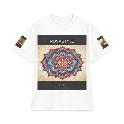 T-Shirt — NOVASTYLE Colorful Mandala &amp; Bonsai Graphic Tee